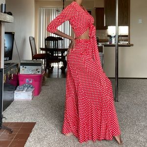 Vintage Lillie Rubin Polka Dot Co-Ord
